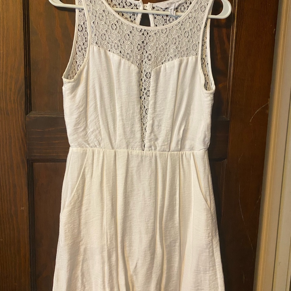 BCBGeneration White Lace Dress